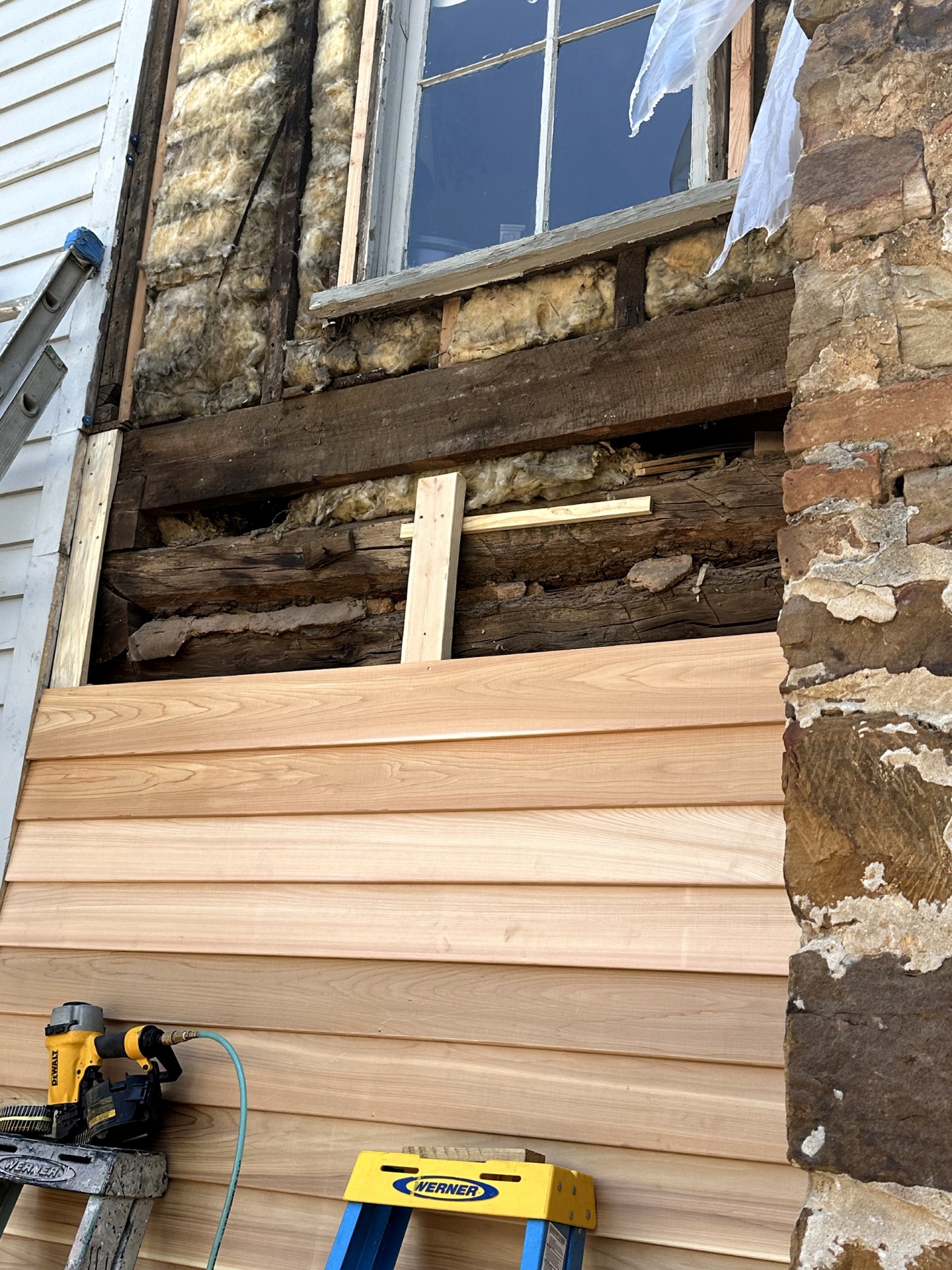 Ridge House bare wall